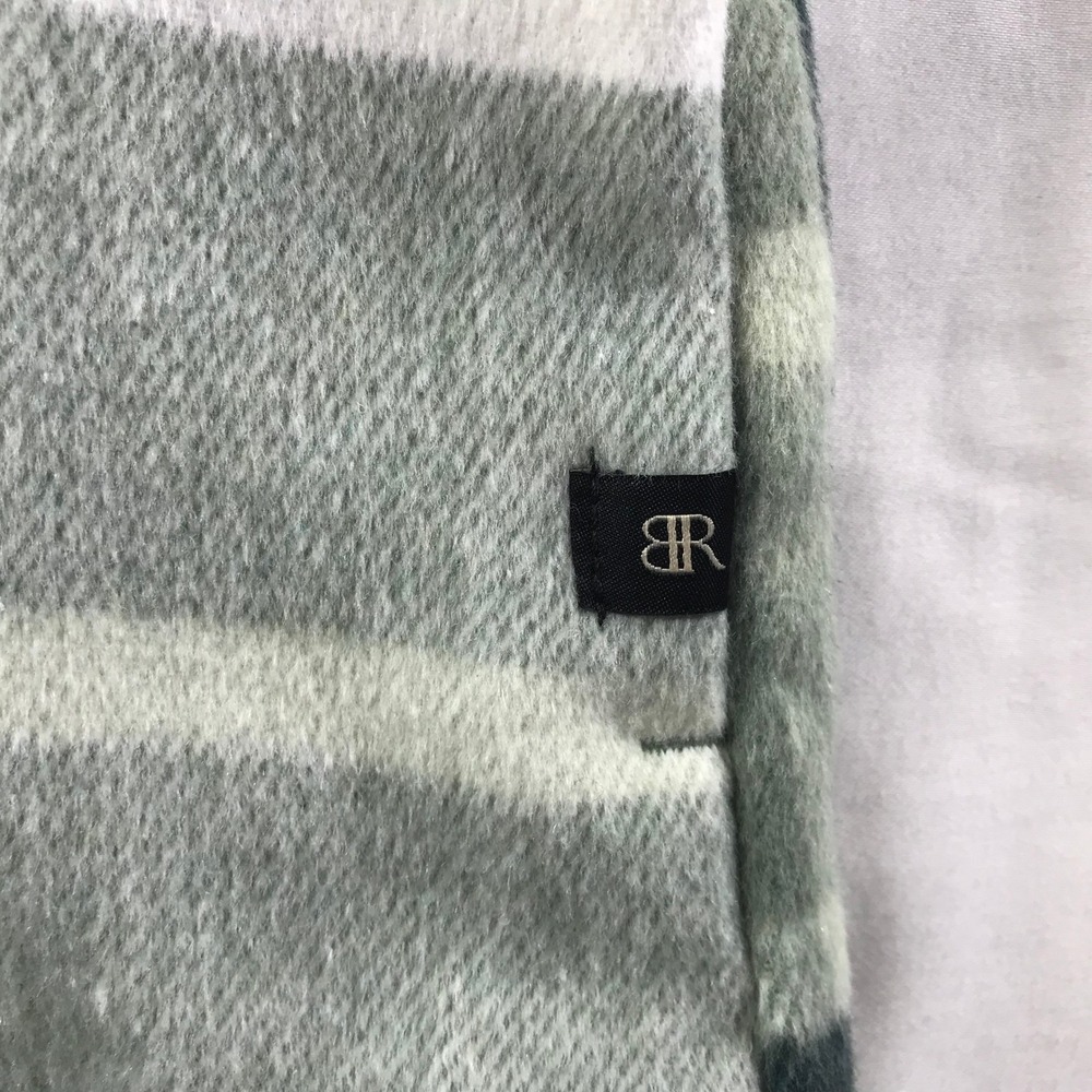 Banana Republic Womens Plaid Shacket Sage Green Longline Shirt Jacket S NWT - Picture 6 of 8